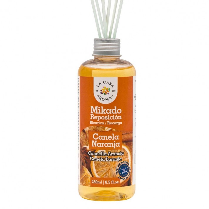 LA CASA DE LOS AROMAS INTENSO Olejek zapachowy CYNAMON-POMARAŃCZA, 250 ml zapas