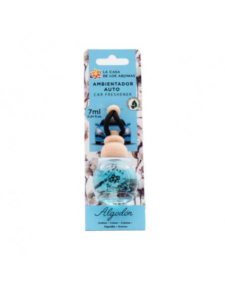 LA CASA DE LOS AROMAS Odświeżacz do samochodu BAWEŁNA, 7 ml 
