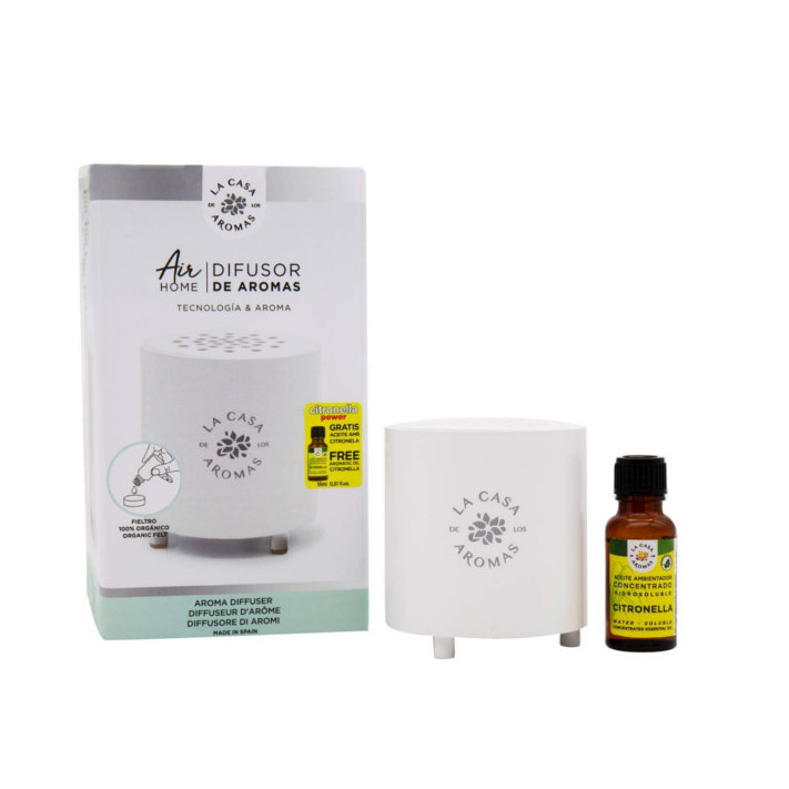 LA CASA DE LOS AROMAS Nawilżacz powietrza +olejek zapachowy CITRONELLA, 1szt
