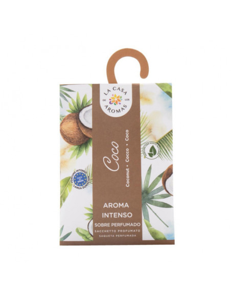 LA CASA DE LOS AROMAS INTENSO Saszetka zapachowa KOKOS, 100 ml