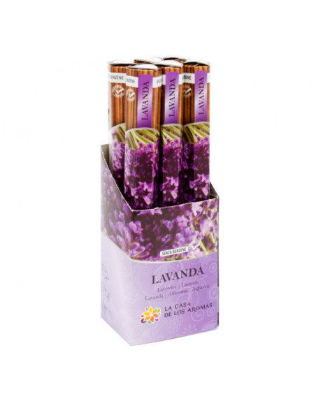 LA CASA DE LOS AROMAS INTENSO Kadzidła zapachowe LAWENDA, 100+20 szt pakiet 5+1