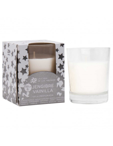 LA CASA DE LOS AROMAS X-MAS Świeca zapachowa IMBIR WANILIA, 120 g