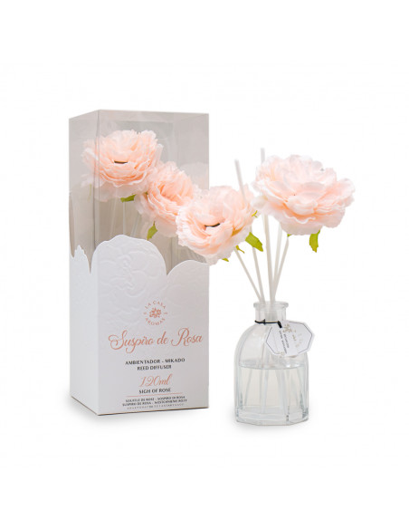 LA CASA DE LOS AROMAS FLOWER Patyczki zapachowe WESTCHNIENIE RÓŻY, 120 ml