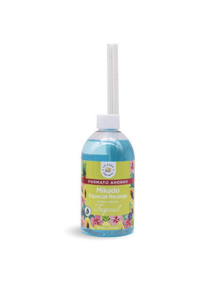 LA CASA DE LOS AROMAS INTENSO Płyn zapachowy TROPICAL, 500 ml zapas