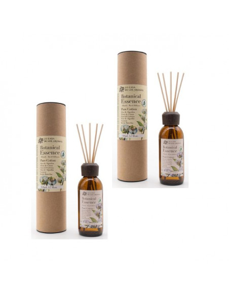 LA CASA DE LOS AROMAS BOTANIC Patyczki zapachowe ŚWIEŻA BAWEŁNA 140 ml, pakiet 2 opakowań