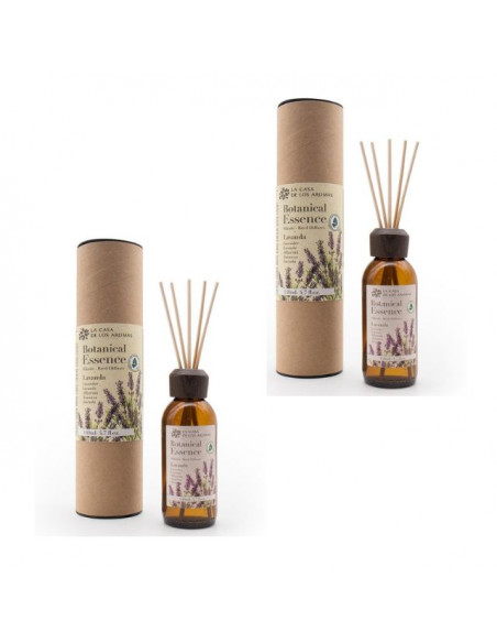 LA CASA DE LOS AROMAS BOTANIC Patyczki zapachowe LAWENDA 140 ml, pakiet 2 opakowań