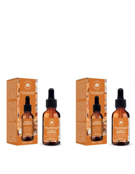 LA CASA DE LOS AROMAS Olejek zapachowy CYNAMON-POMARAŃCZA 30 ml, pakiet 2 opakowań