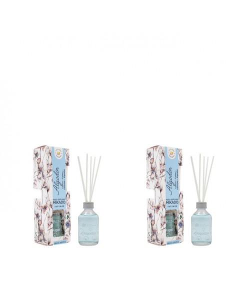 LA CASA DE LOS AROMAS INTENSO Patyczki zapachowe KWIAT BAWEŁNY 100 ml, pakiet 2 opakowań