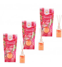 LA CASA DE LOS AROMAS Patyczki zapachowe WIŚNIA 30 ml, pakiet 3 opakowań 2