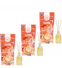 LA CASA DE LOS AROMAS Patyczki zapachowe CYNAMON-POMARAŃCZA 30 ml,  pakiet 3 opakowań 2