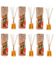 LA CASA DE LOS AROMAS BOTANIC Patyczki zapachowe CYNAMON-POMARAŃCZA 50 ml, pakiet 6 opakowań 2