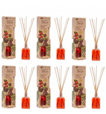 LA CASA DE LOS AROMAS BOTANIC Patyczki zapachowe CZERWONE OWOCE 50 ml, pakiet 6 opakowań 2