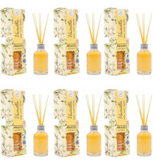 LA CASA DE LOS AROMAS INTENSO Patyczki zapachowe WANILIA 100 ml, pakiet 6 opakowań