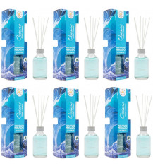 LA CASA DE LOS AROMAS INTENSO Patyczki zapachowe OCEAN 100 ml, pakiet 6 opakowań
