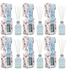 LA CASA DE LOS AROMAS INTENSO Patyczki zapachowe KWIAT BAWEŁNY 100 ml, pakiet 6 opakowań 2