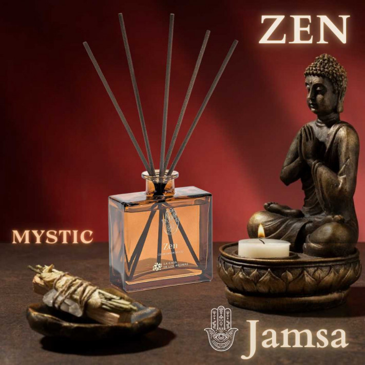 LA CASA DE LOS AROMAS MYSTIC Patyczki zapachowe Zen Jamsa, 130 ml