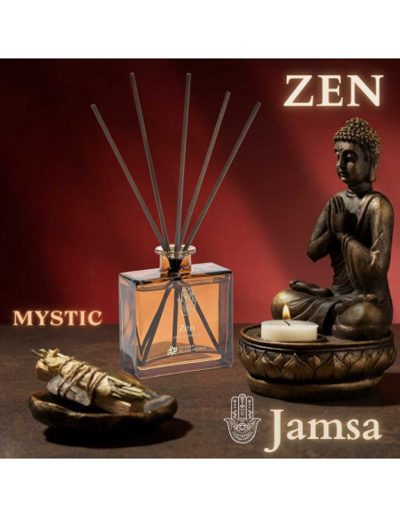 LA CASA DE LOS AROMAS MYSTIC Patyczki zapachowe Zen Jamsa, 130 ml