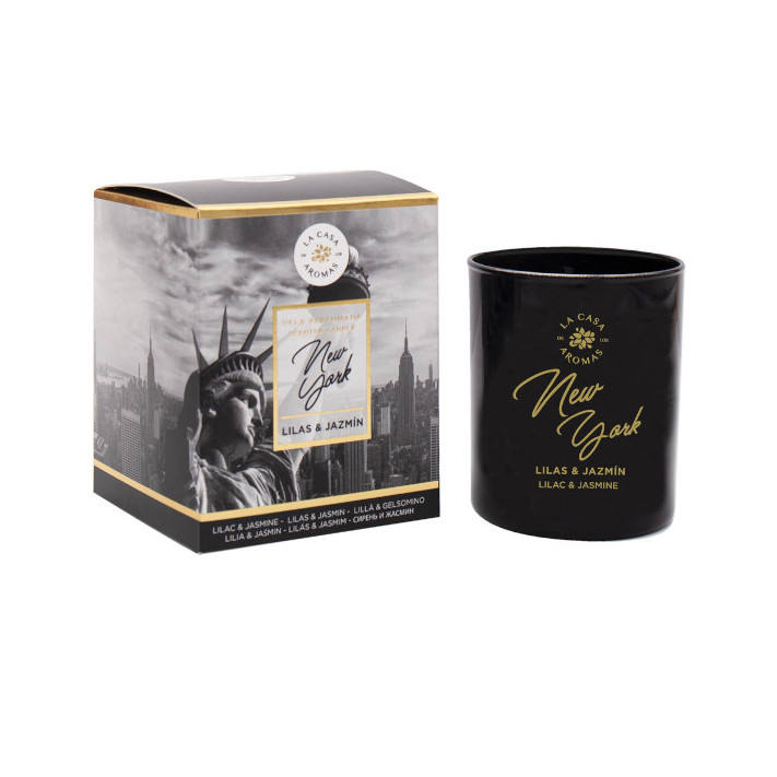   LA CASA DE LOS AROMAS TRAVEL Świeca zapachowa NEW YORK, 140 g 