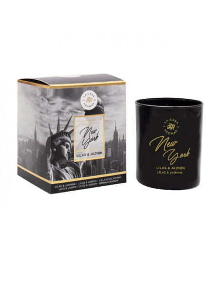   LA CASA DE LOS AROMAS TRAVEL Świeca zapachowa NEW YORK, 140 g 