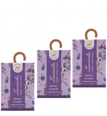 LA CASA DE LOS AROMAS INTENSO Saszetka zapachowa LAWENDA 100 ml, pakiet 3 opakowań