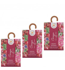 LA CASA DE LOS AROMAS INTENSO Saszetka zapachowa WIŚNIA 100 ml, pakiet 3 opakowań