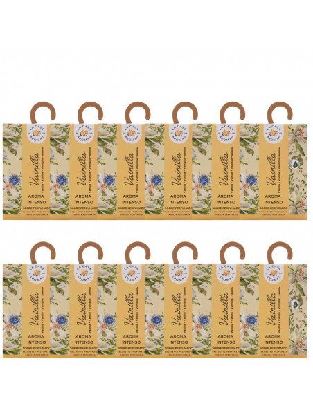 LA CASA DE LOS AROMAS INTENSO Saszetka zapachowa WANILIA 100 ml, pakiet 12 opakowań