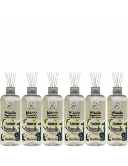LA CASA DE LOS AROMAS INTENSO Olejek zapachowy KWIAT POMARAŃCZY 250 ml zapas, pakiet 6 opakowań