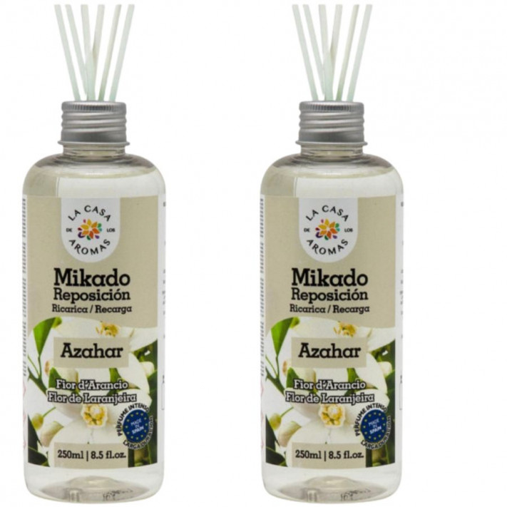 LA CASA DE LOS AROMAS INTENSO Olejek zapachowy KWIAT POMARAŃCZY 250 ml zapas, pakiet 2 opakowań