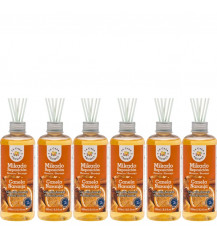 LA CASA DE LOS AROMAS INTENSO Olejek zapachowy CYNAMON-POMARAŃCZA 250 ml zapas, pakiet 6 opakowań