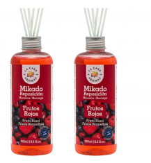 LA CASA DE LOS AROMAS INTENSO Olejek zapachowy CZERWONE OWOCE 250 ml zapas, pakiet 2 opakowań 2