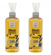 LA CASA DE LOS AROMAS INTENSO Olejek zapachowy WANILIA, 250 ml zapas, pakiet 2 opakowań 2
