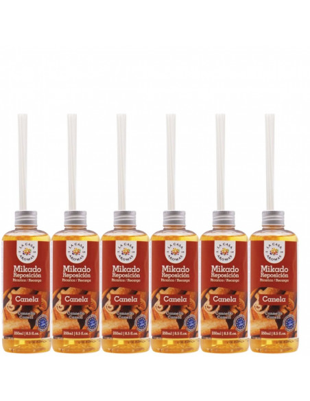 LA CASA DE LOS AROMAS INTENSO Olejek zapachowy CYNAMON 250 ml zapas, pakiet 6 opakowań