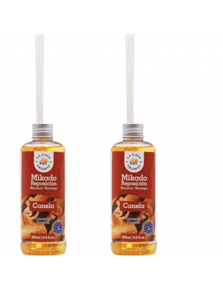LA CASA DE LOS AROMAS INTENSO Olejek zapachowy CYNAMON 250 ml zapas, pakiet 2 opakowań