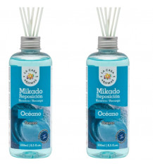 LA CASA DE LOS AROMAS INTENSO Olejek zapachowy OCEAN, 250 ml zapas, pakiet 2 opakowań 2