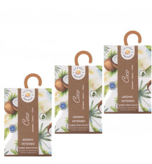 LA CASA DE LOS AROMAS INTENSO Saszetka zapachowa KOKOS 100 ml, pakiet 3 opakowań 2