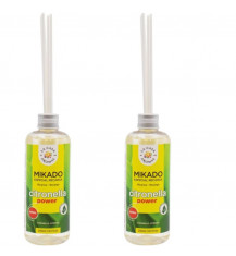 LA CASA DE LOS AROMAS INTENSO Olejek zapachowy CITRONELLA TRAWA CYTRYNOWA 250 ml zapas, pakiet 2 opakowań 2