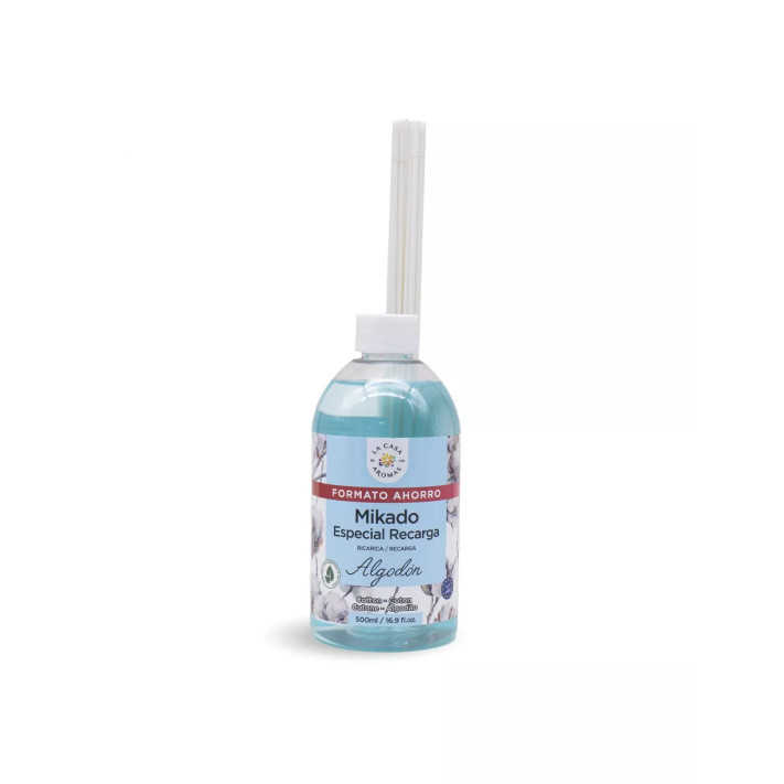 LA CASA DE LOS AROMAS INTENSO Płyn zapachowy KWIAT BAWEŁNY, 500 ml zapas