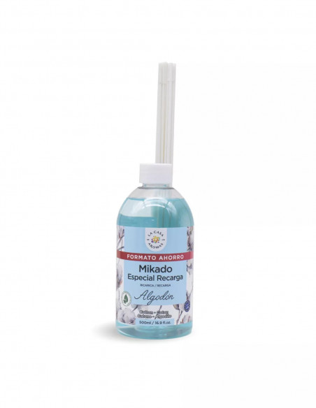 LA CASA DE LOS AROMAS INTENSO Płyn zapachowy KWIAT BAWEŁNY, 500 ml zapas