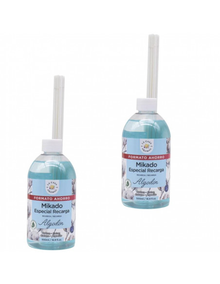 LA CASA DE LOS AROMAS INTENSO Płyn zapachowy BAWEŁNA 500 ml, pakiet 2 opakowań
