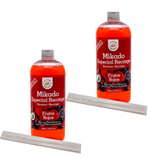 LA CASA DE LOS AROMAS INTENSO Płyn zapachowy CZERWONE OWOCE 500 ml, pakiet 2 opakowań 2