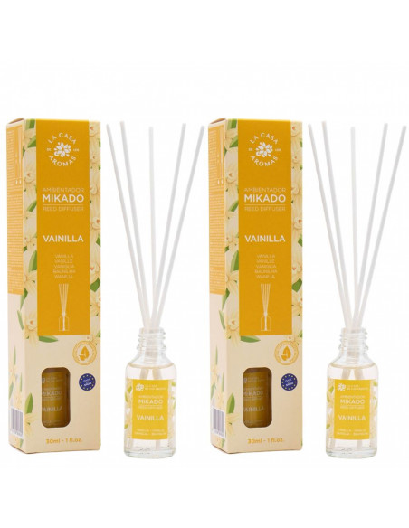 LA CASA DE LOS AROMAS Patyczki zapachowe WANILIA 30 ml, pakiet 2 opakowań