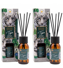 LA CASA DE LOS AROMAS SAFARI Patyczki zapachowe TIGER MISTERY 95 ml, pakiet 2 opakowań