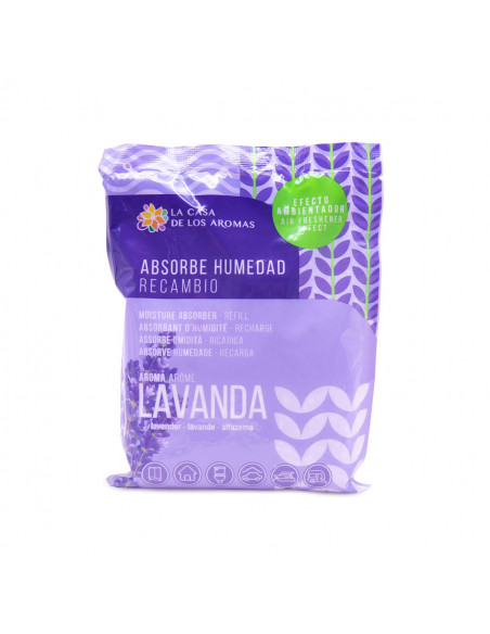LA CASA DE LOS AROMAS Pochłaniacz wilgoci LAWENDA Zapas, 300 g