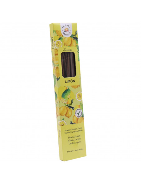 LA CASA DE LOS AROMAS INTENSO Kadzidła zapachowe LIMON, 20 szt