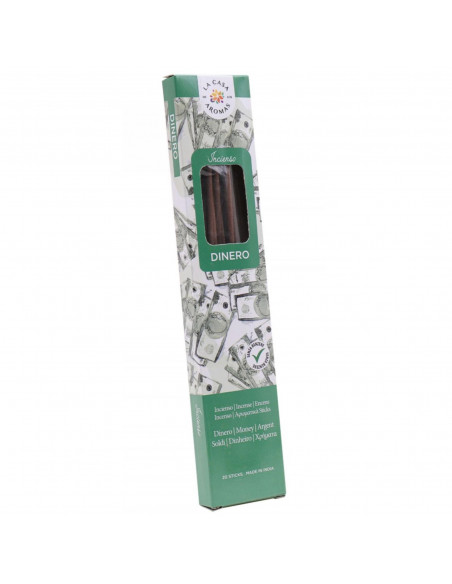 LA CASA DE LOS AROMAS INTENSO Kadzidła zapachowe DINERO, 20 szt