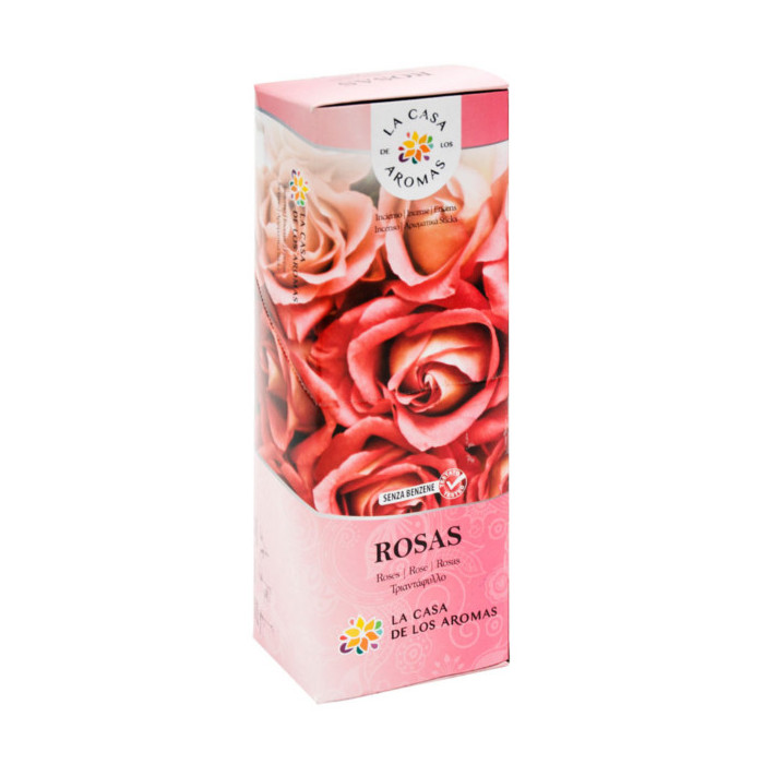 LA CASA DE LOS AROMAS INTENSO Kadzidła zapachowe RÓŻA, 100+20 szt pakiet 5+1