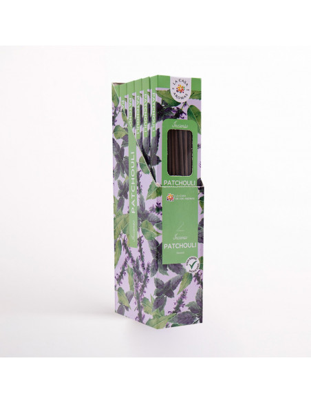LA CASA DE LOS AROMAS INTENSO Kadzidła zapachowe PATCHOULI, 100+20 szt pakiet 5+1
