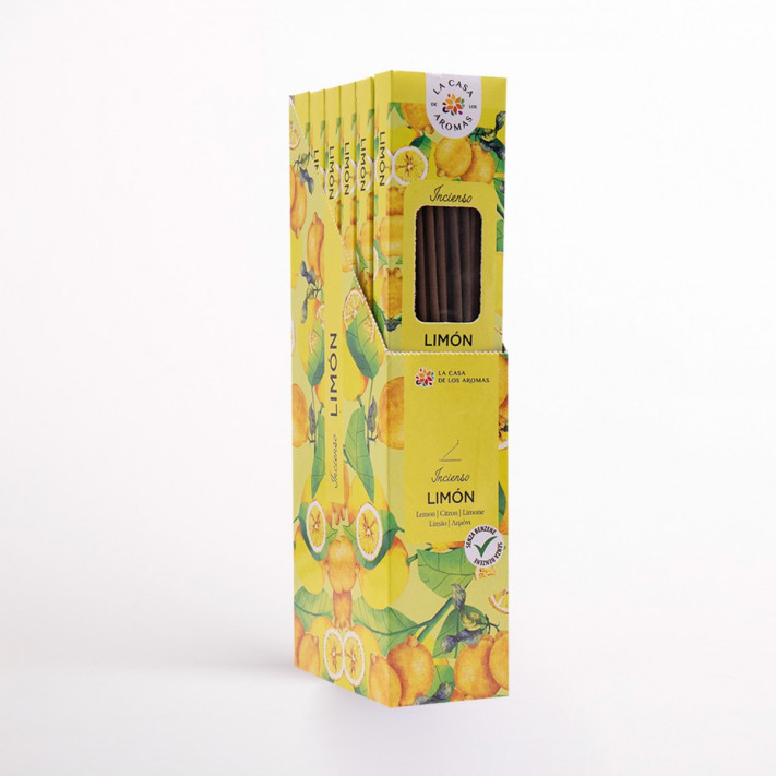 LA CASA DE LOS AROMAS INTENSO Kadzidła zapachowe LIMON, 100+20 szt pakiet 5+1