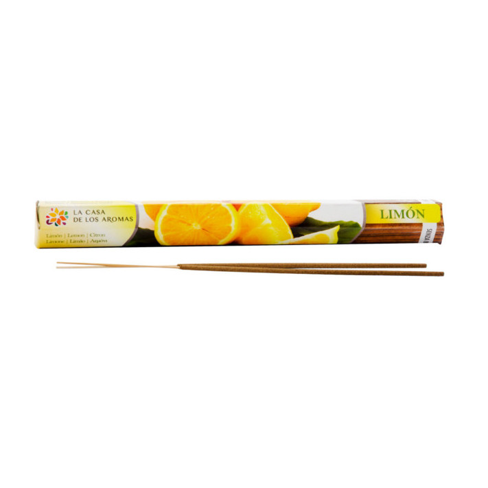 LA CASA DE LOS AROMAS INTENSO Kadzidła zapachowe LIMON, 100+20 szt pakiet 5+1