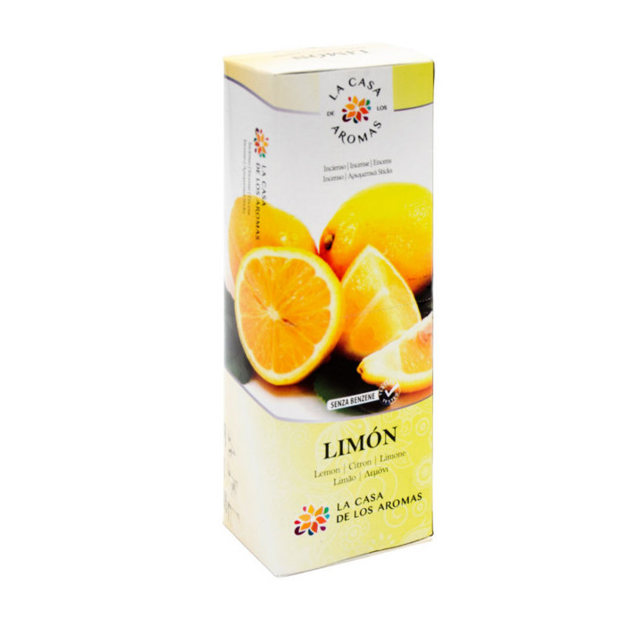 LA CASA DE LOS AROMAS INTENSO Kadzidła zapachowe LIMON, 100+20 szt pakiet 5+1